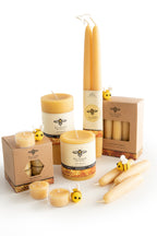 100% Pure Organic Beeswax Candles